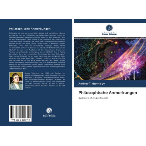 Andrey Tikhomirov - Philosophische Anmerkungen