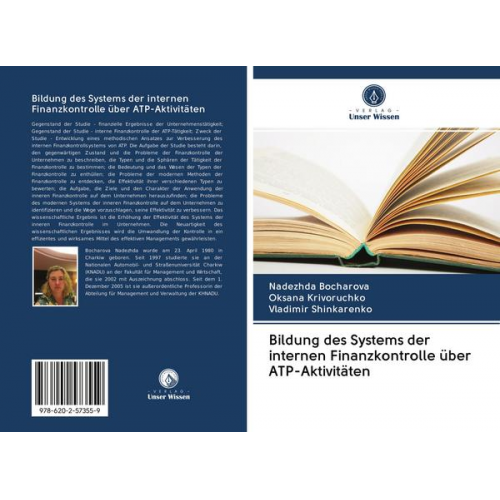 Nadezhda Bocharova & Oksana Krivoruchko & Vladimir Shinkarenko - Bildung des Systems der internen Finanzkontrolle über ATP-Aktivitäten