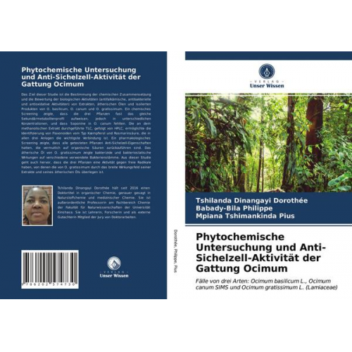 Tshilanda Dinangayi Dorothée & Babady-Bila Philippe & Mpiana Tshimankinda Pius - Phytochemische Untersuchung und Anti-Sichelzell-Aktivität der Gattung Ocimum