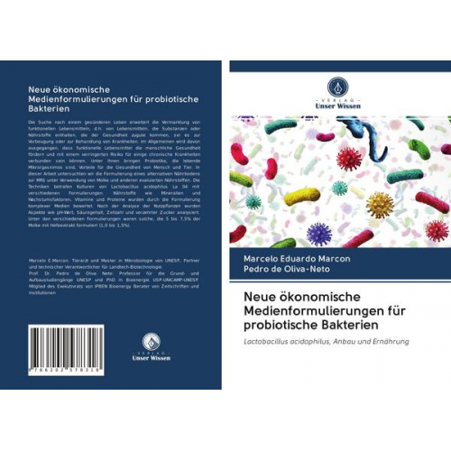 Marcelo Eduardo Marcon & Pedro de Oliva-Neto - Neue ökonomische Medienformulierungen für probiotische Bakterien