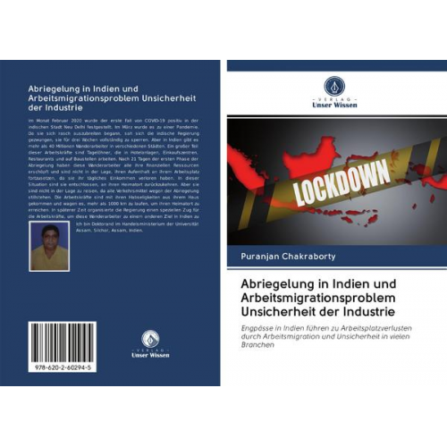 Puranjan Chakraborty - Abriegelung in Indien und Arbeitsmigrationsproblem Unsicherheit der Industrie