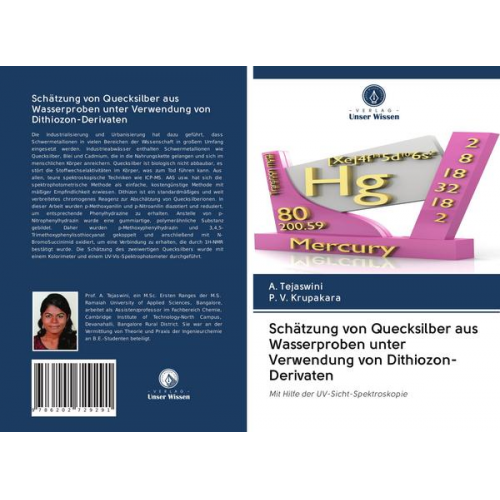 A. Tejaswini & P. V. Krupakara - Schätzung von Quecksilber aus Wasserproben unter Verwendung von Dithiozon-Derivaten