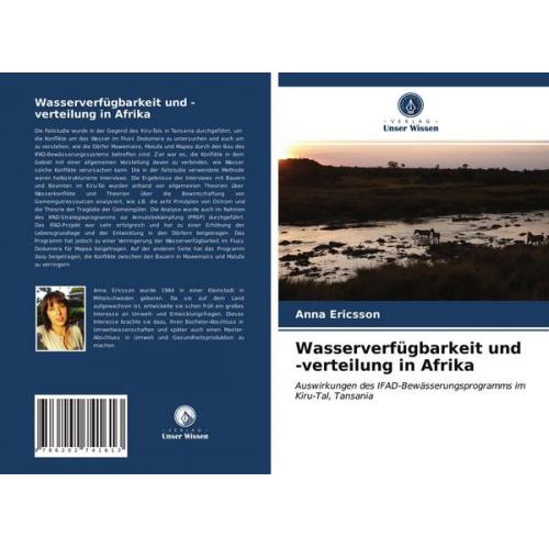 Anna Ericsson - Wasserverfügbarkeit und -verteilung in Afrika