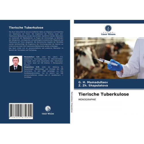 G. H. Mamadullaev & Z. Zh. Shapulatova - Tierische Tuberkulose