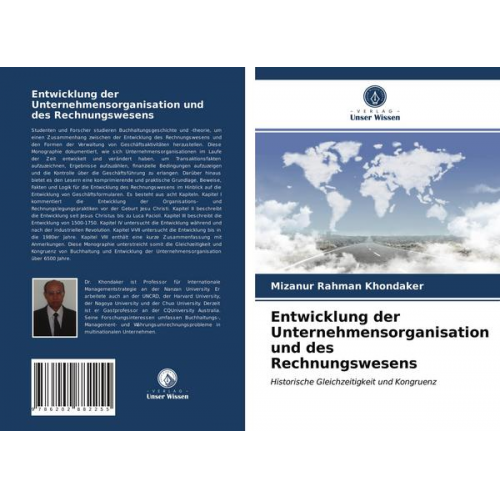 Mizanur Rahman Khondaker - Entwicklung der Unternehmensorganisation und des Rechnungswesens