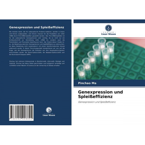 Pinchao Ma - Genexpression und Spleißeffizienz