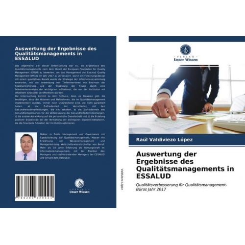 Raúl Valdiviezo López - Auswertung der Ergebnisse des Qualitätsmanagements in ESSALUD