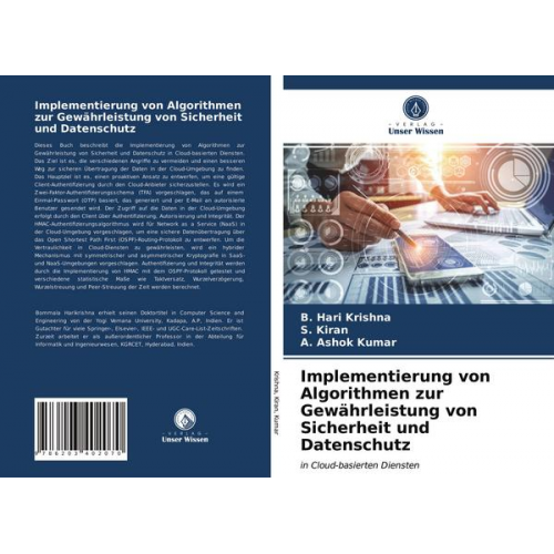 B. Hari Krishna & S. Kiran & A. Ashok Kumar - Implementierung von Algorithmen zur Gewährleistung von Sicherheit und Datenschutz