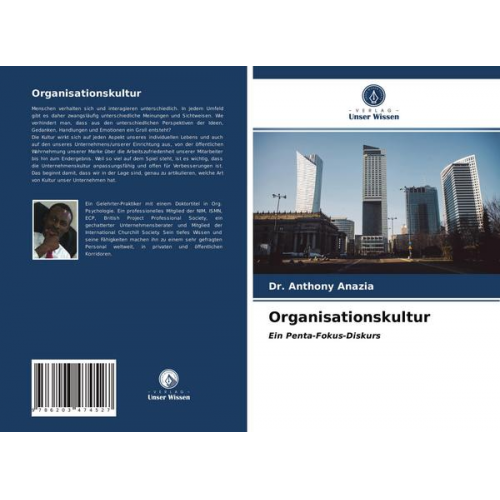 Anthony Anazia - Organisationskultur