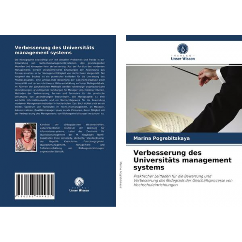 Marina Pogrebitskaya - Verbesserung des Universitäts management systems