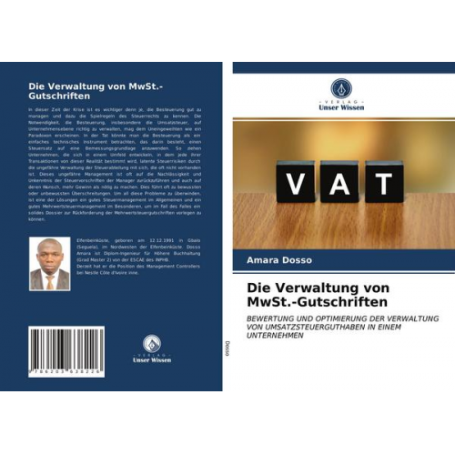 Amara Dosso - Die Verwaltung von MwSt.-Gutschriften