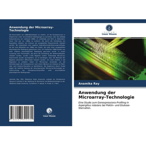 Anamika Ray - Anwendung der Microarray-Technologie