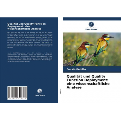 Fausto Galetto - Qualität und Quality Function Deployment: eine wissenschaftliche Analyse