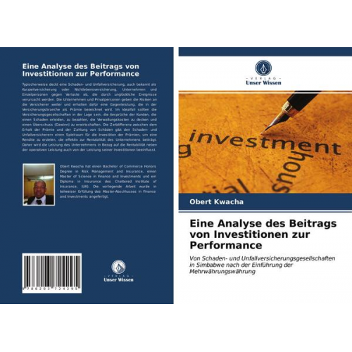 Obert Kwacha - Eine Analyse des Beitrags von Investitionen zur Performance