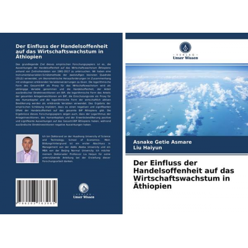 Asnake Getie Asmare & Liu Haiyun - Der Einfluss der Handelsoffenheit auf das Wirtschaftswachstum in Äthiopien