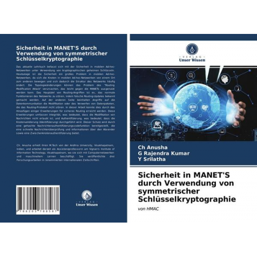 Ch Anusha & G. Rajendra Kumar & Y. Srilatha - Sicherheit in MANET'S durch Verwendung von symmetrischer Schlüsselkryptographie