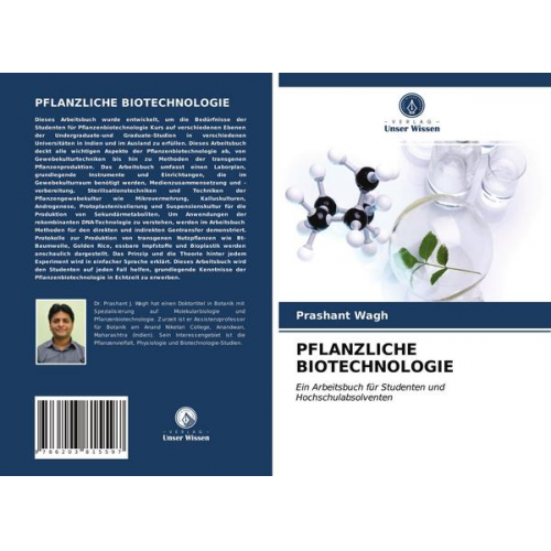 Prashant Wagh - Pflanzliche Biotechnologie