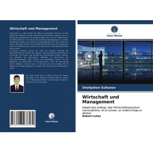 Shohjahon Sultanov - Wirtschaft und Management