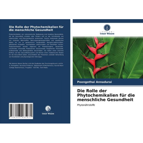 Poongothai Annadurai - Die Rolle der Phytochemikalien für die menschliche Gesundheit