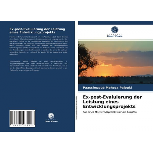 Paassimzoué Meheza Palouki - Ex-post-Evaluierung der Leistung eines Entwicklungsprojekts