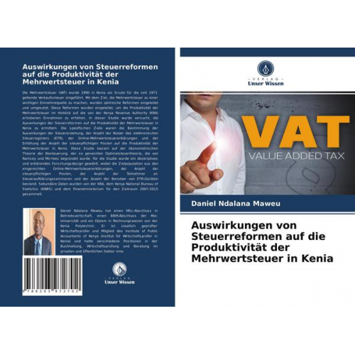 Daniel Ndalana Maweu - Auswirkungen von Steuerreformen auf die Produktivität der Mehrwertsteuer in Kenia