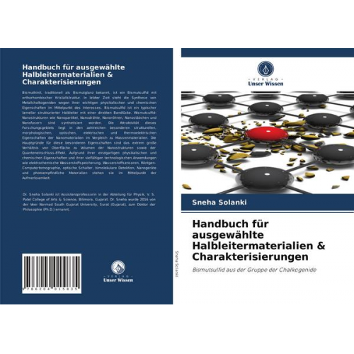 Sneha Solanki - Handbuch für ausgewählte Halbleitermaterialien & Charakterisierungen