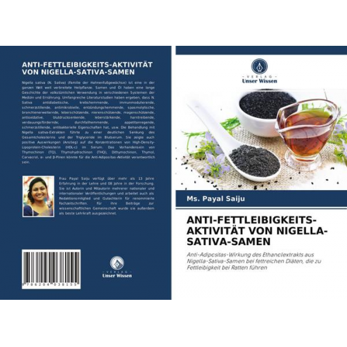 Ms. Payal Saiju - Anti-Fettleibigkeits-Aktivität von Nigella-Sativa-Samen