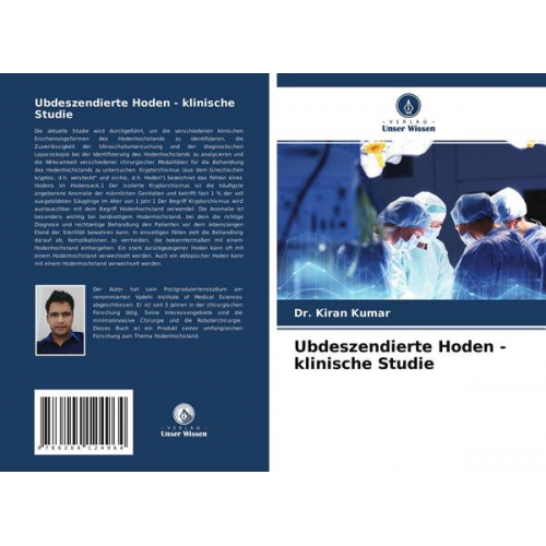 Kiran Kumar - Ubdeszendierte Hoden - klinische Studie