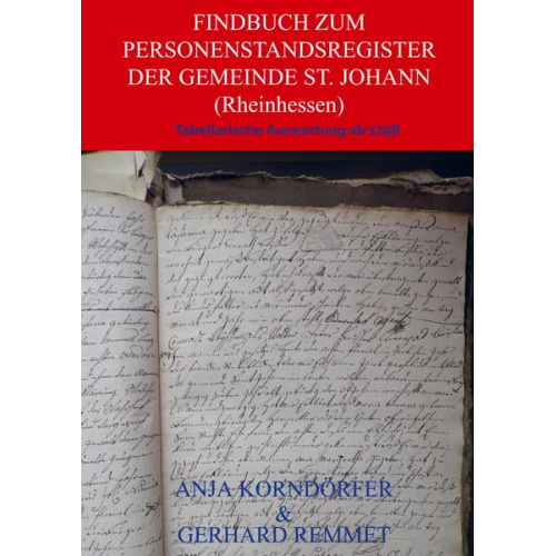 Anja Korndörfer Gerhard Remmet - Findbuch zum Personenstandsregister der Gemeinde St. Johann / Rheinhessen