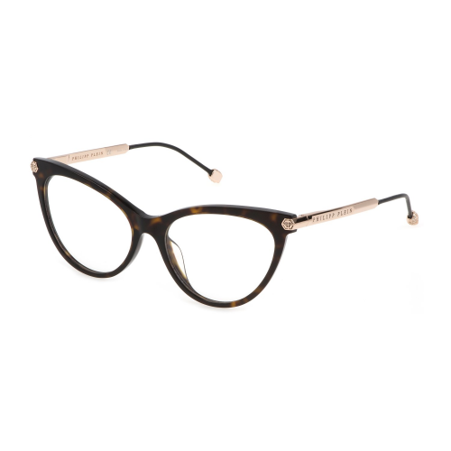 Brille  Philipp plein Vpp037s plein flawless col. 0722 Damen Cat eye Havana