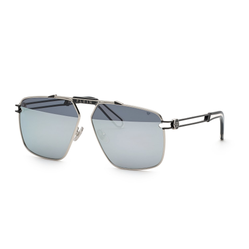 Sonnenbrillen  Philipp plein Spp049m silver plein seventies col. k07x Herren Pilot Palladium