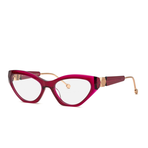 Brille  Philipp plein Vpp069s plein queen col. 09wf Damen Cat eye Rot