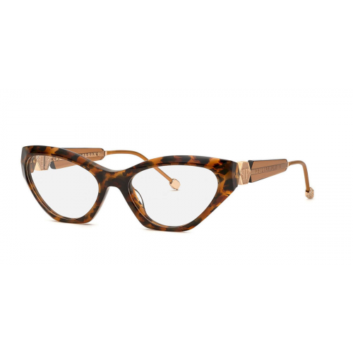 Brille  Philipp plein Vpp069s plein queen col. 0leo Damen Cat eye Havana