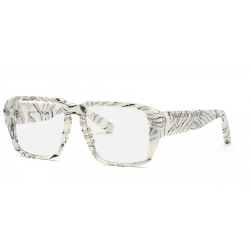 Brille  Philipp plein Vpp081 plein hexagon col. 09yl Herren Rechteckig Beige