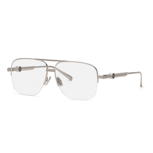 Brille  Philipp plein Vpp063w cod. colore 0589 Unisex Pilot Silber