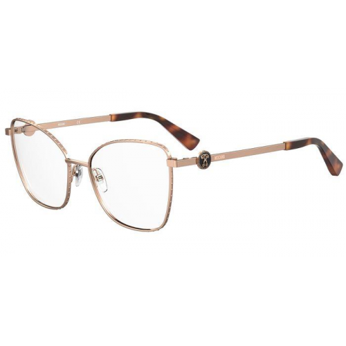 Brille  Moschino Mos587 col. ddb Damen Cat eye Gold