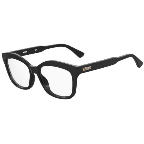 Brille  Moschino Mos606 col. 807 Damen Rechteckig Schwarz