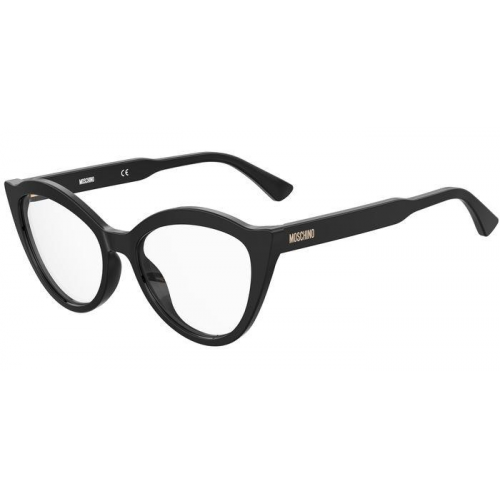 Brille  Moschino Mos607 col. 807 Damen Cat eye Schwarz