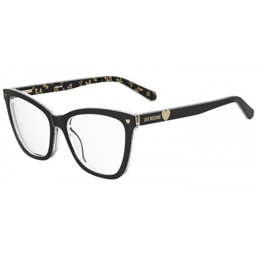 Brille  Moschino Mol593 col. 7rm Damen Cat eye Schwarz