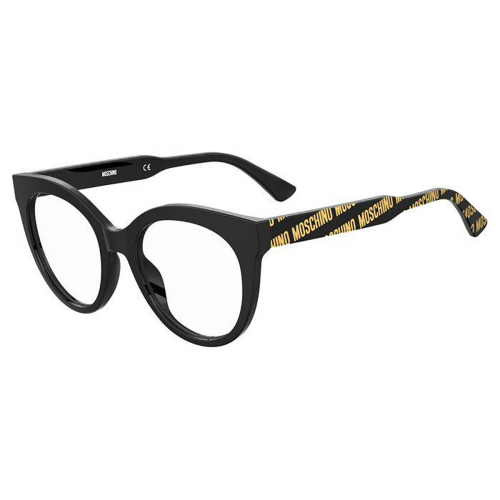 Brille  Moschino Mos613 col. 807 Damen Panthos Schwarz