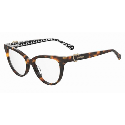 Brille  Moschino Mol609 col. 05l Damen Cat eye Havana