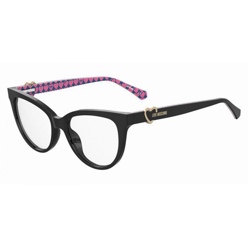 Brille  Moschino Mol609 col. 807 Damen Cat eye Schwarz