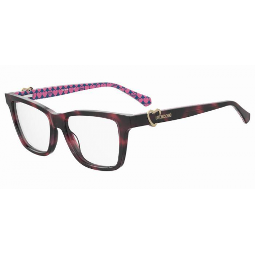 Brille  Moschino Mol610 col. ht8 Damen Cat eye Havanna / pink