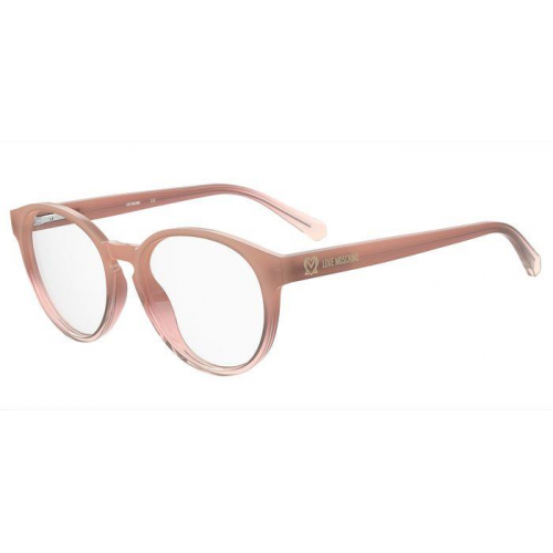 Brille  Moschino Mol626 col. fwm Damen Runden Nude