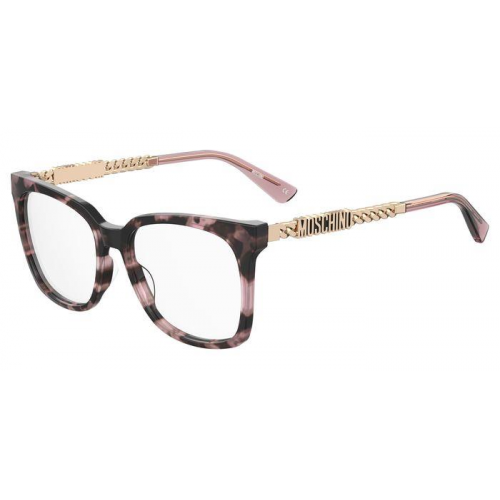 Brille  Moschino Mos627 col. ht8 Donna Squadrata Havana / rosa