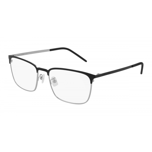 Brille  Saint laurent Sl 378/f slim col. 001 Herren Rechteckig Schwarz