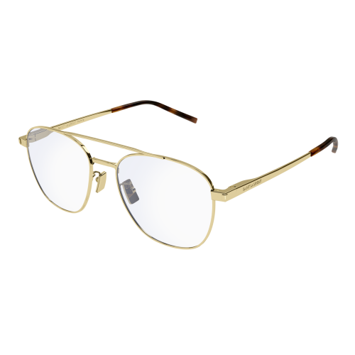 Brille  Saint laurent Sl 530 col. 003 Unisex Rechteckig Gold