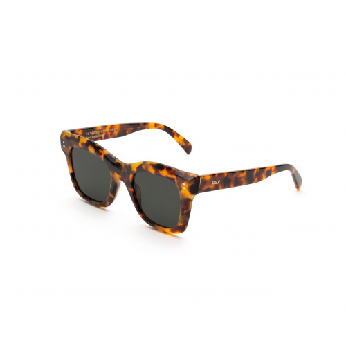 Sonnenbrillen  Retrosuperfuture Ley vita col. geflecktes havanna Unisex Rechteckig Havana