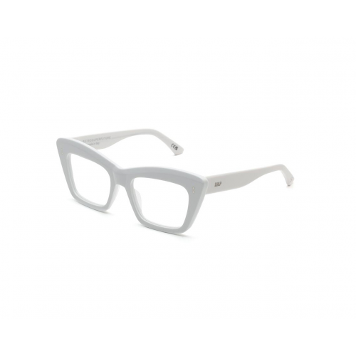 Brille  Retrosuperfuture 8sw nummer 107 col. weiss Unisex Cat eye Weiß