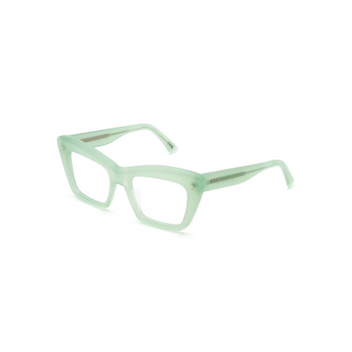 Brille  Retrosuperfuture D9y nummer 107 col. milchig Unisex Cat eye Grün